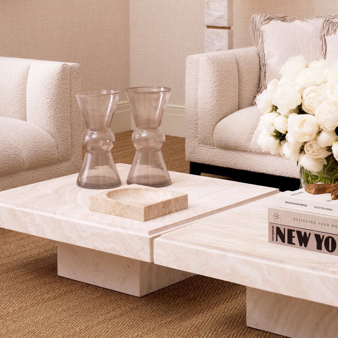 Vase Axa Hand Blown Clear Accessories Eichholtz