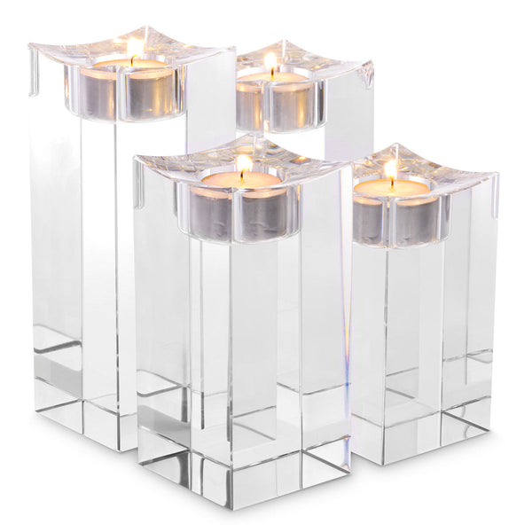 Tealight Holder Giancarlo high set of 4 Accessories Eichholtz