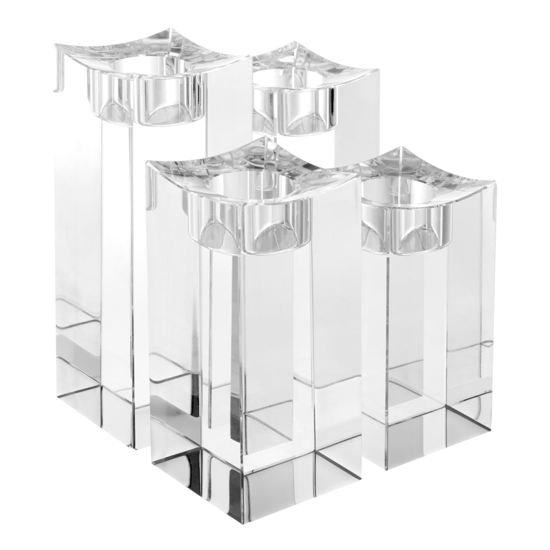 Tealight Holder Giancarlo high set of 4 Accessories Eichholtz