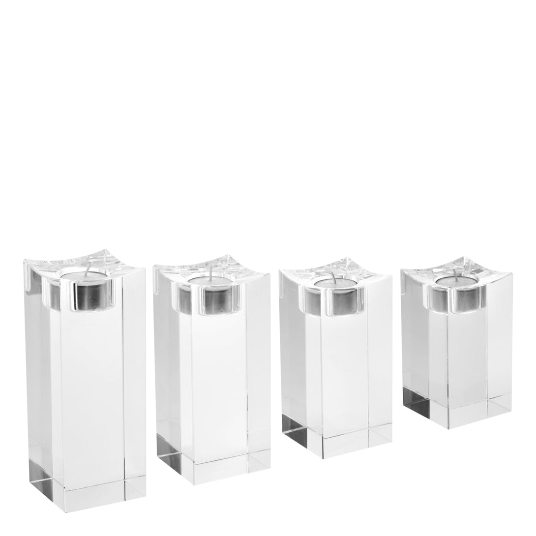 Tealight Holder Giancarlo high set of 4 Accessories Eichholtz