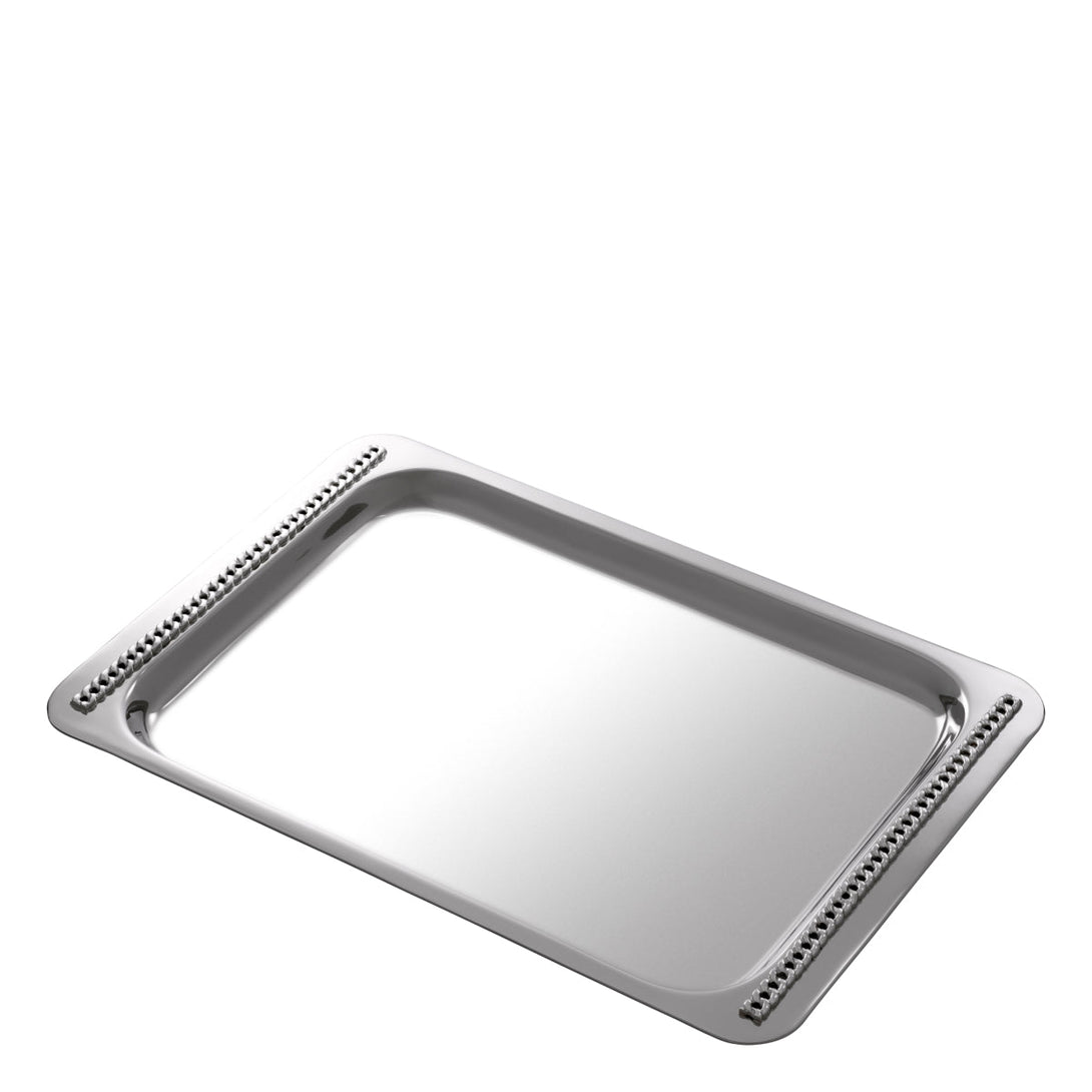 Tray Tamar L Nickel Finish Accessories Eichholtz