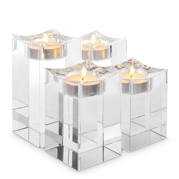 Tealight Holder Giancarlo L set of 4 Accessories Eichholtz