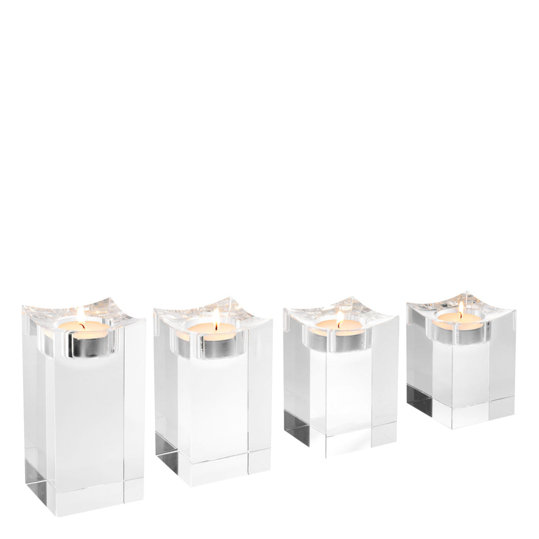 Tealight Holder Giancarlo L set of 4 Accessories Eichholtz