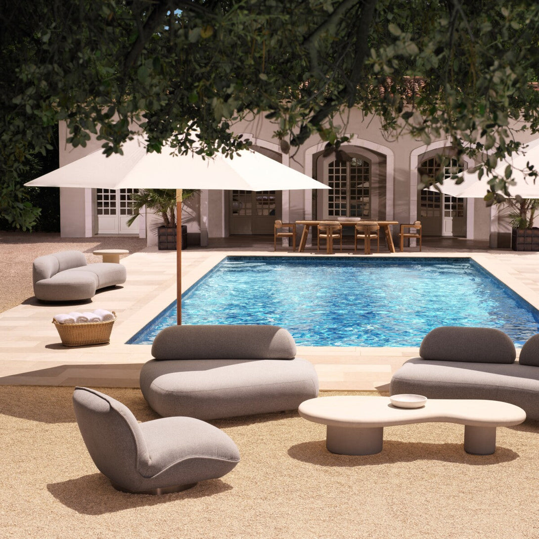 Outdoor Chair Relax Mauritius Grey Outdoor Eichholtz