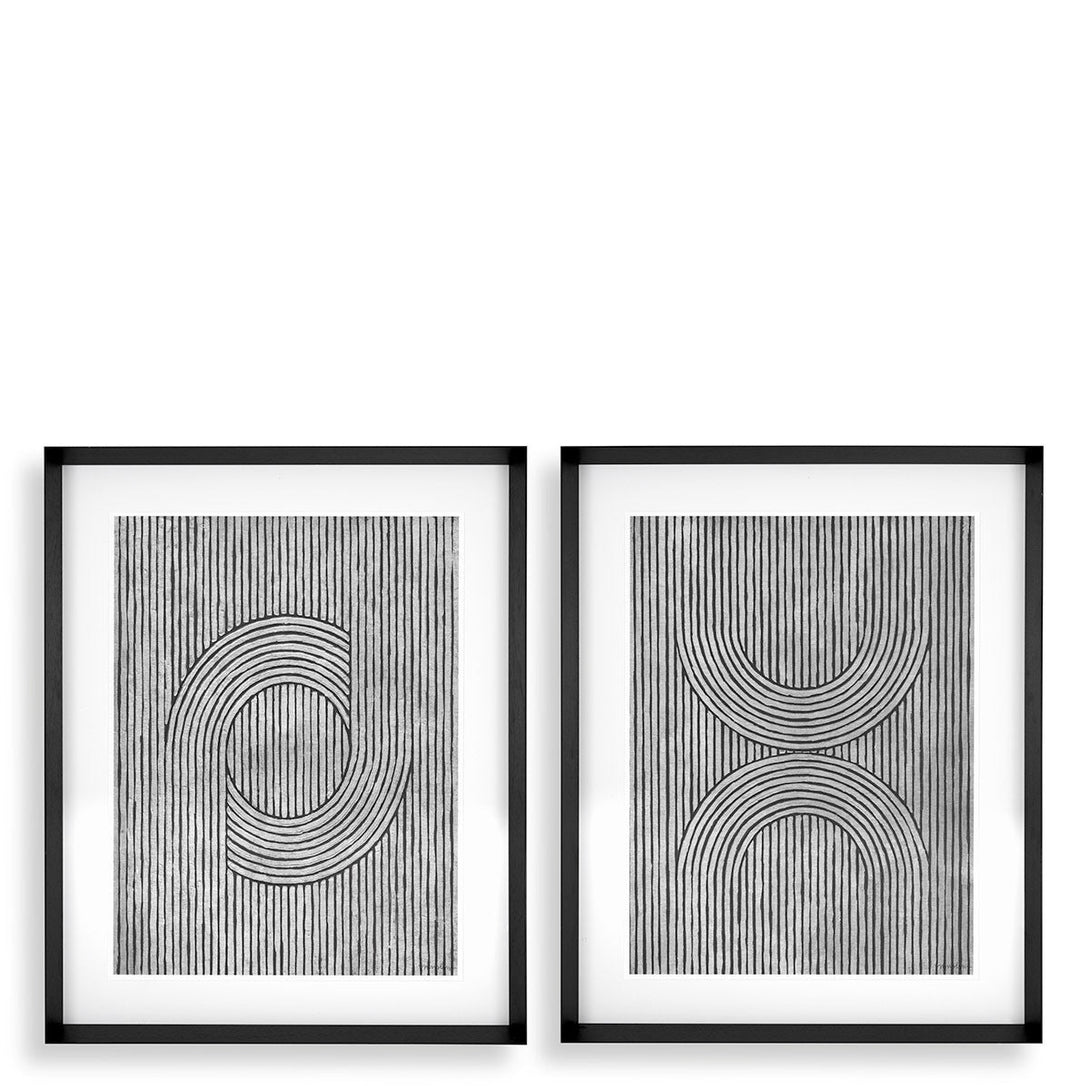 Print Cedar grooves set of 2 Accessories Eichholtz