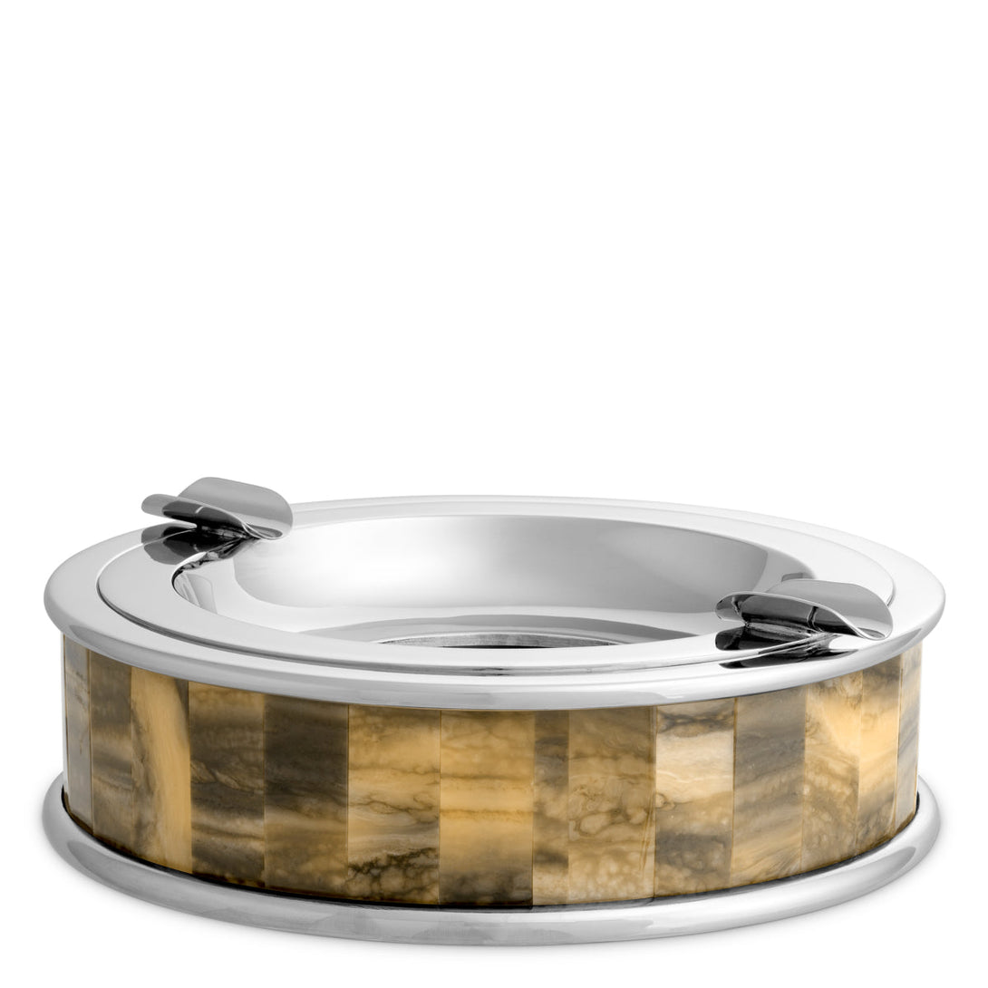 Ashtray Bonham Nickel Finish Accessories Eichholtz