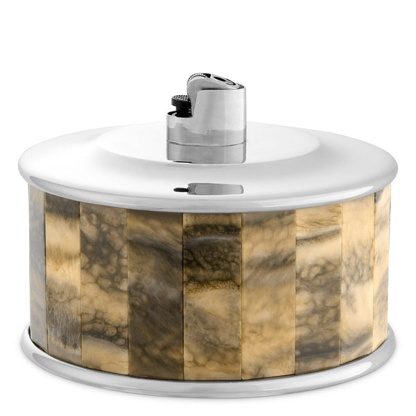 Lighter Holder Bonham Nickel Finish Accessories Eichholtz