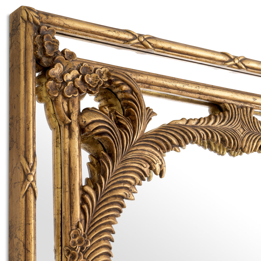 Mirror Le Royal Antiqued Gold Leaf Accessories Eichholtz