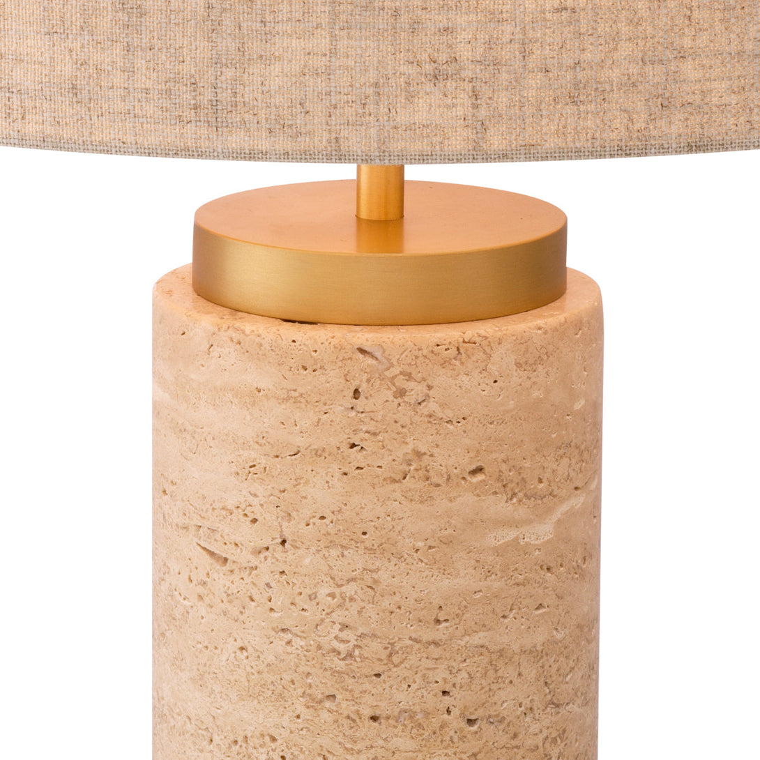 Table Lamp Lxry Travertine Lighting Eichholtz