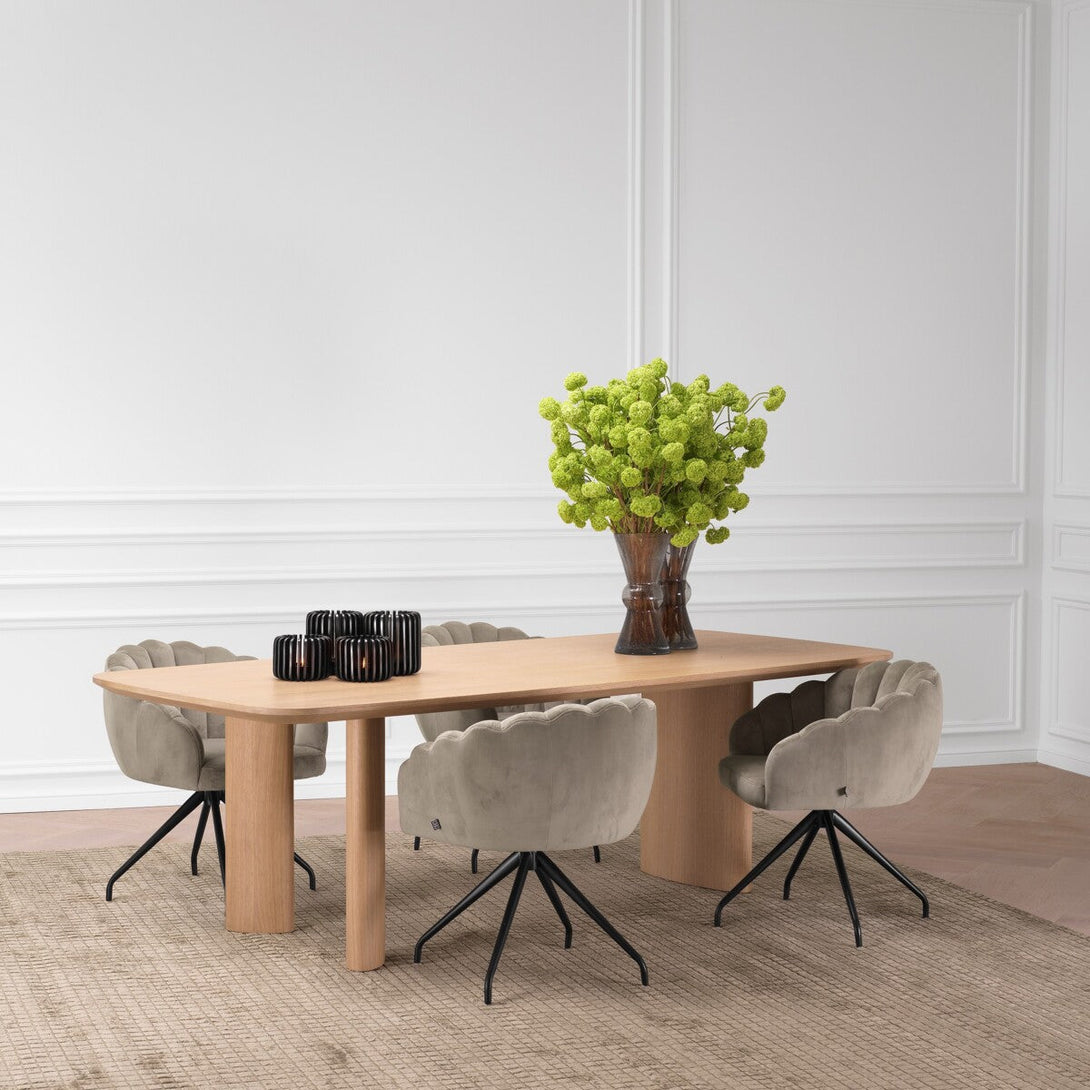 Dining Table Harmonie S Natural Oak Veneer - Image 2