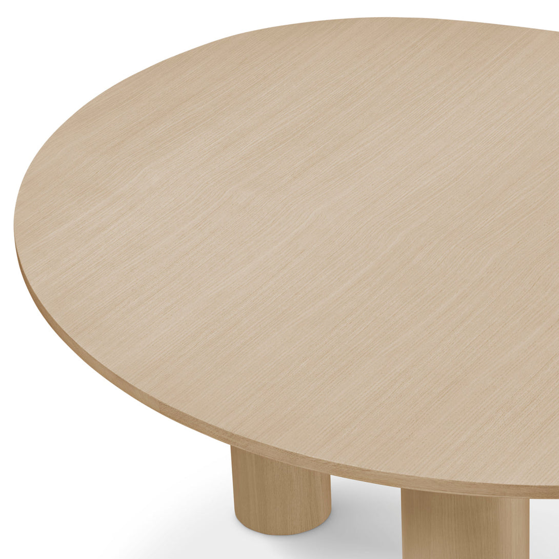 Dining Table Lombardo Natural Oak Veneer - Image 5