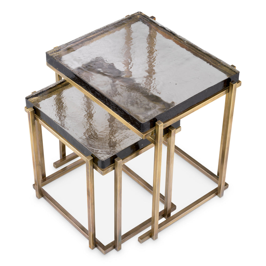 Side Table Niemeyer set of 2 Furniture Eichholtz