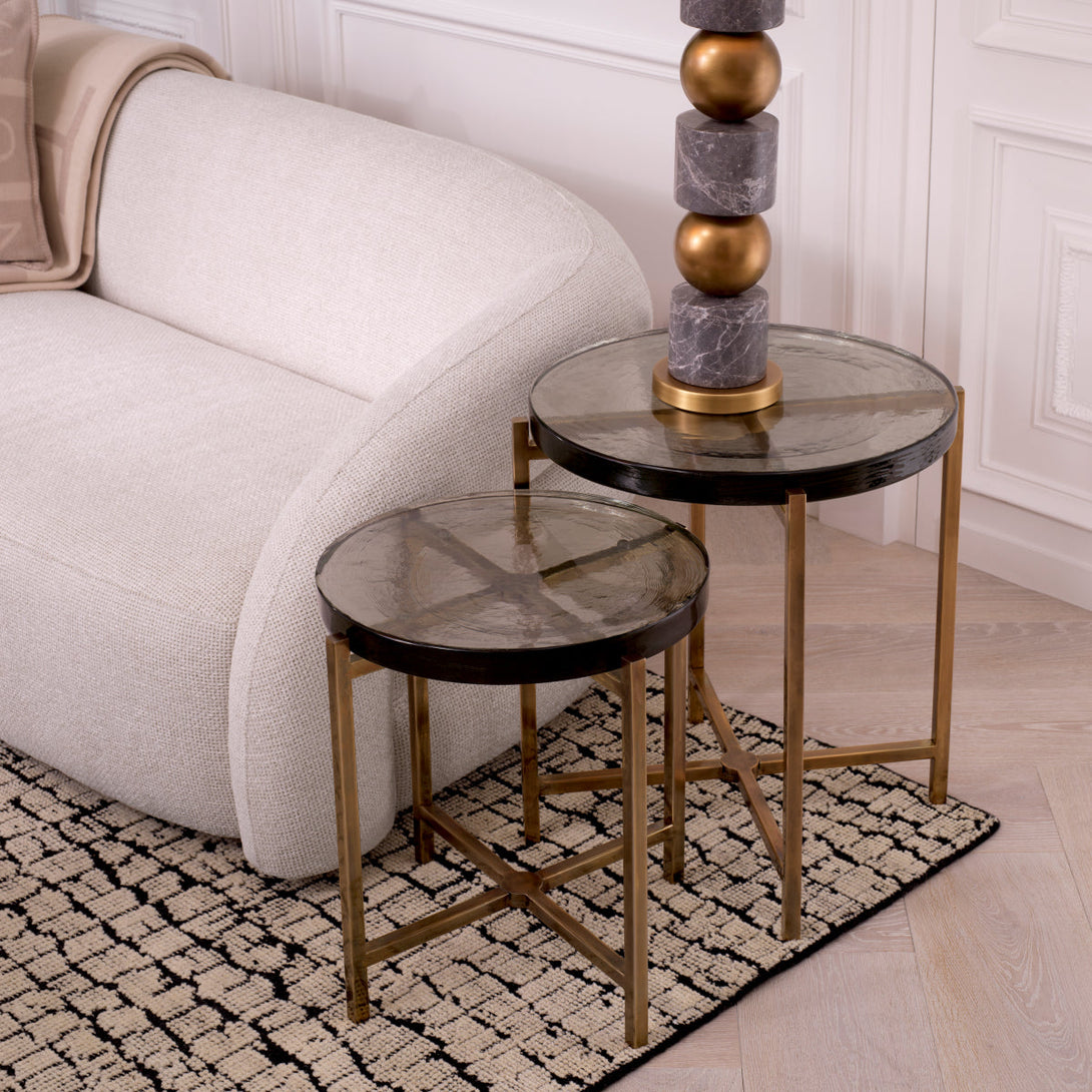 Side Table Haymann set of 2 Furniture Eichholtz