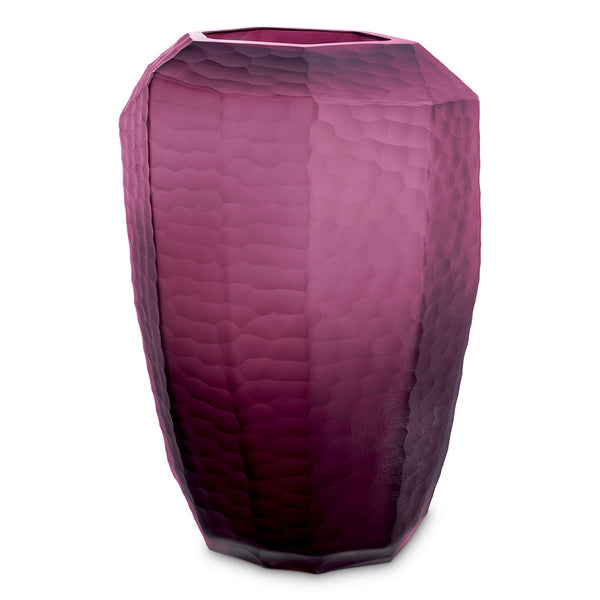 Vase Larisa Hand Blown Purple Colour Accessories Eichholtz