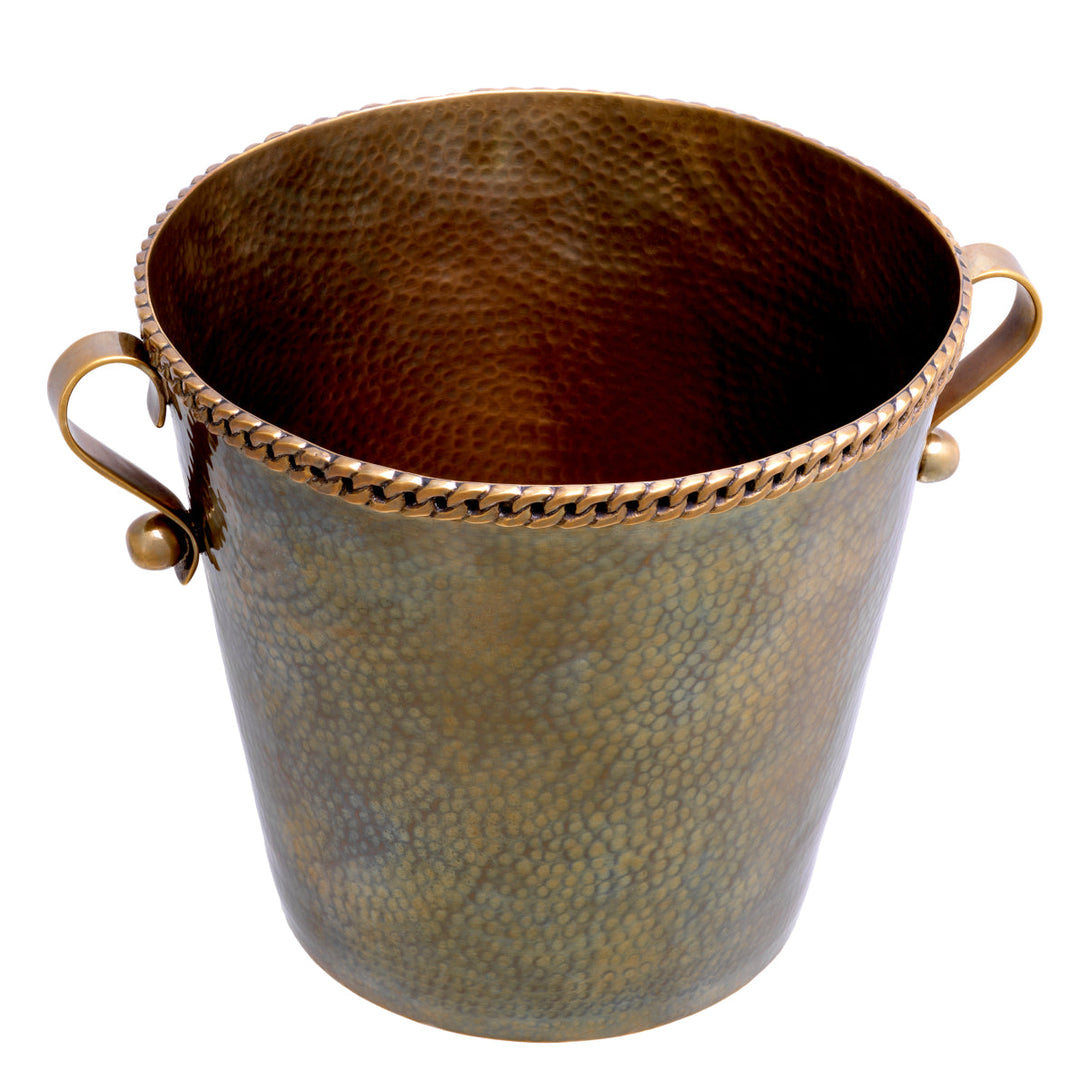 Wine Cooler Wagram Vintage Brass Finish Accessories Eichholtz