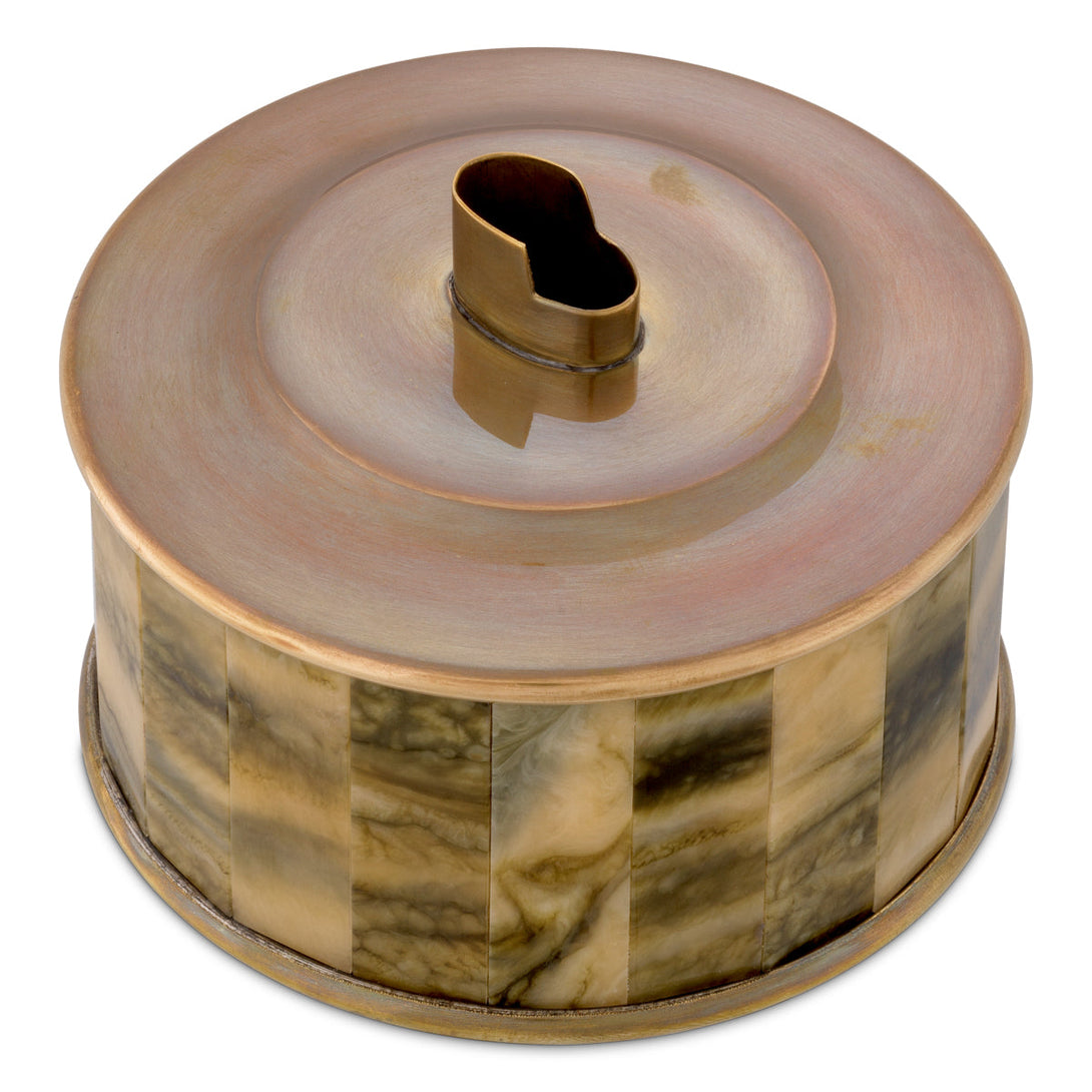 Lighter Holder Bonham Vintage Brass Finish Accessories Eichholtz