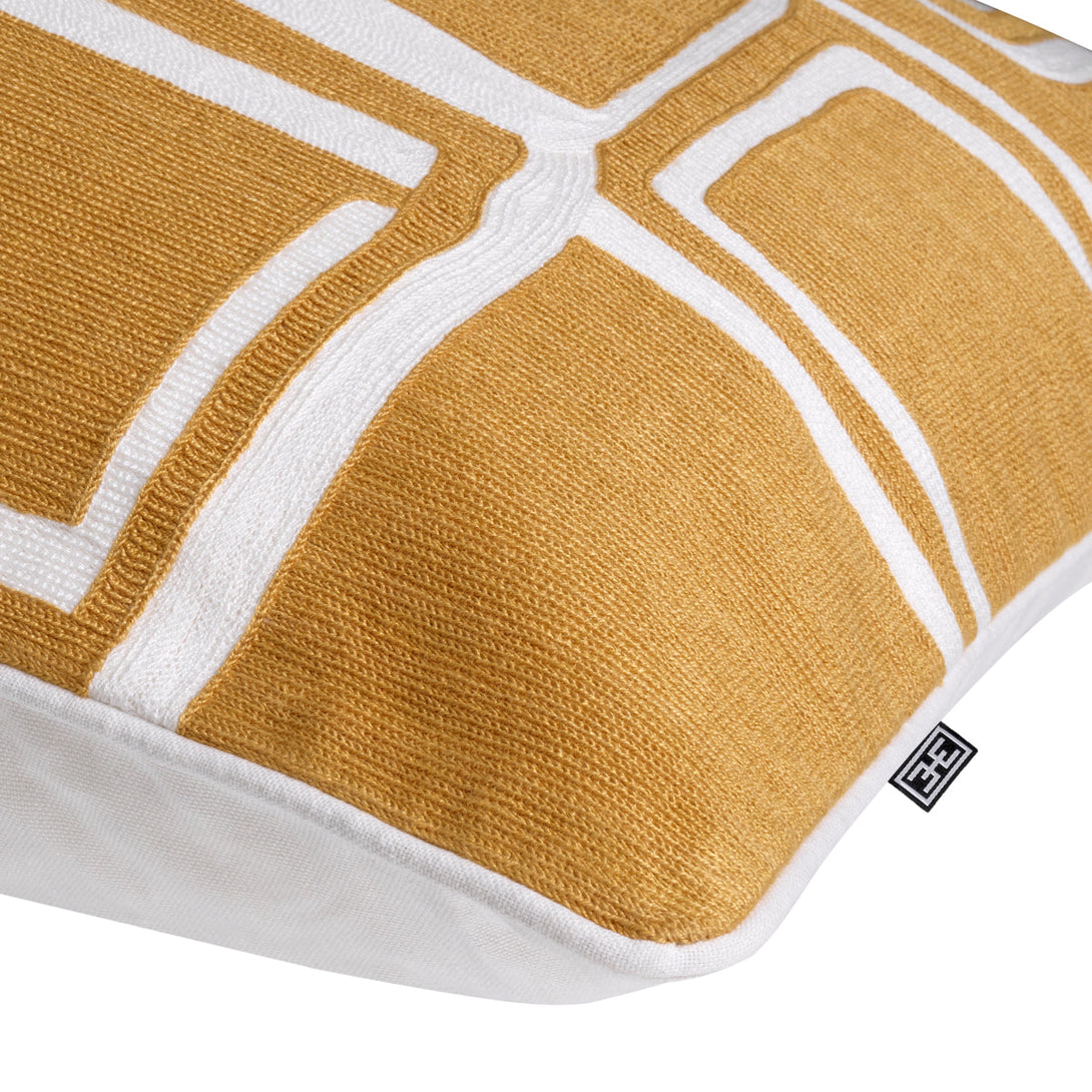 Cushion Ribeira Gold &Amp; White Accessories Eichholtz