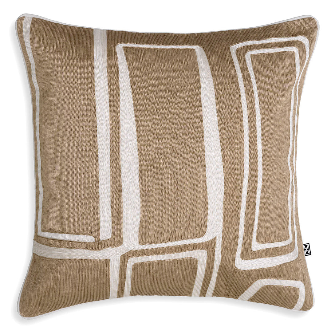 Cushion Ribeira Beige &Amp; White Accessories Eichholtz