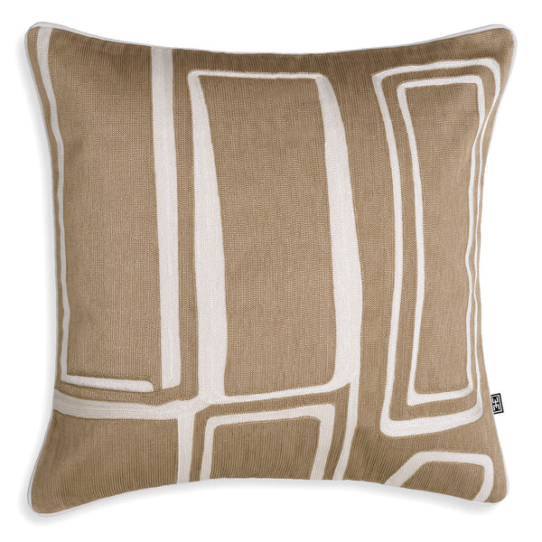 Cushion Ribeira Beige &Amp; White Accessories Eichholtz