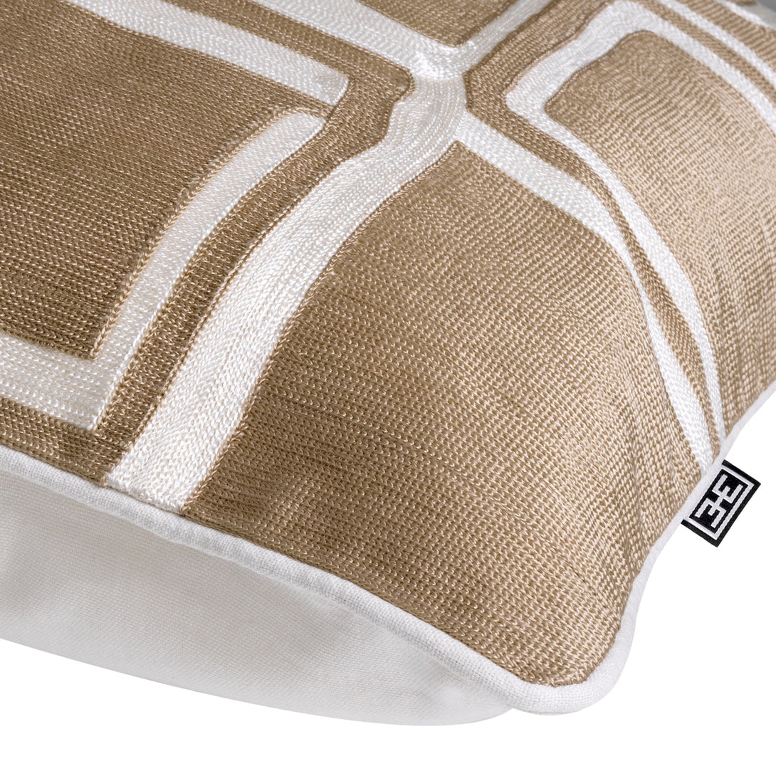 Cushion Ribeira Beige &Amp; White Accessories Eichholtz