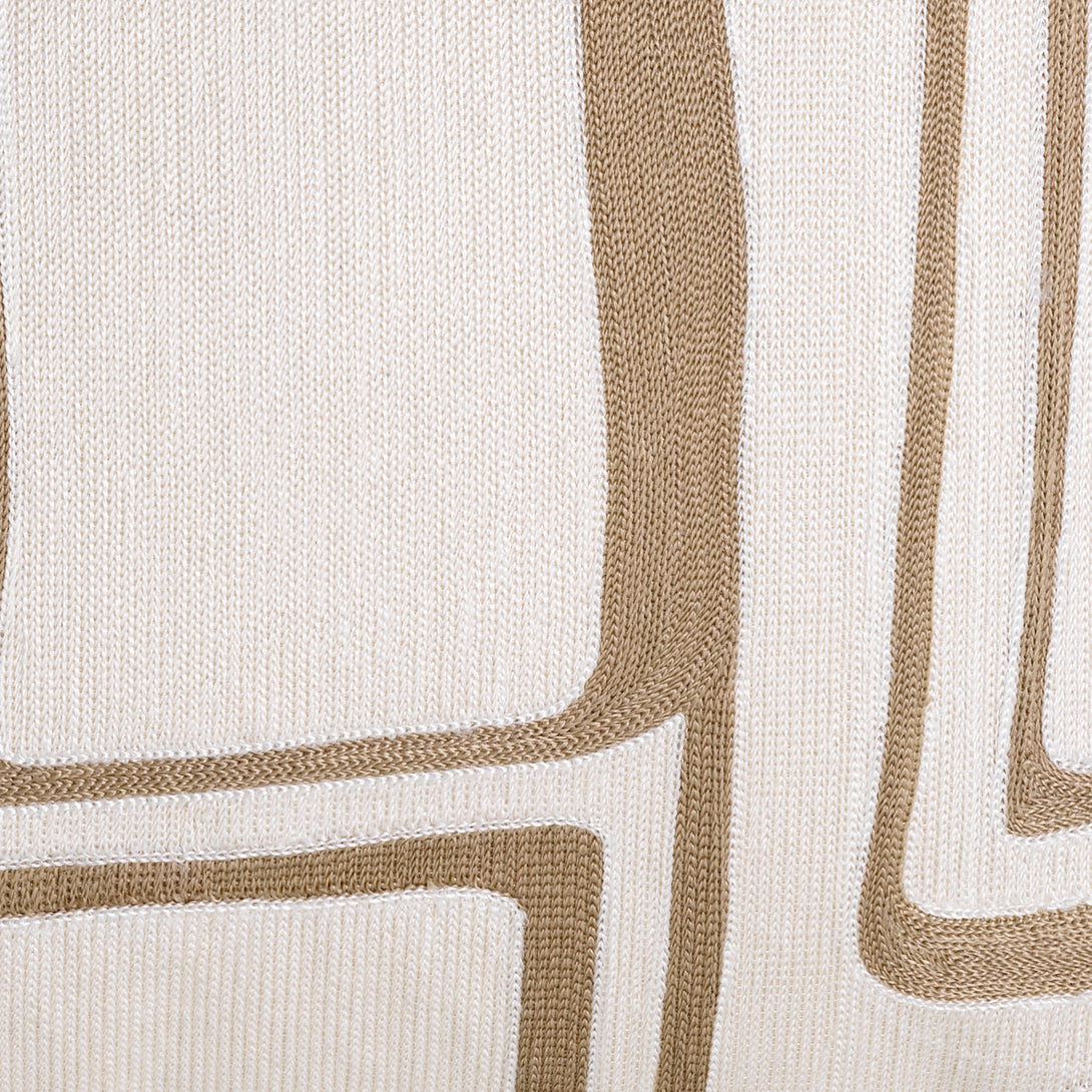 Cushion Ribeira White &Amp; Beige Accessories Eichholtz