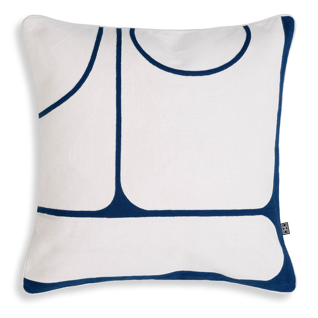 Cushion Sabrosa White &Amp; Blue Accessories Eichholtz