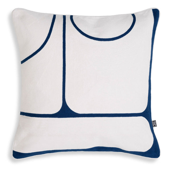 Cushion Sabrosa White &Amp; Blue Accessories Eichholtz