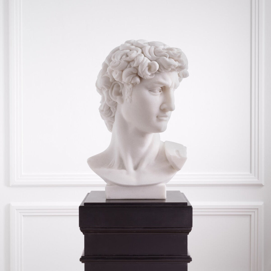 Head David White Marble Accessories Eichholtz