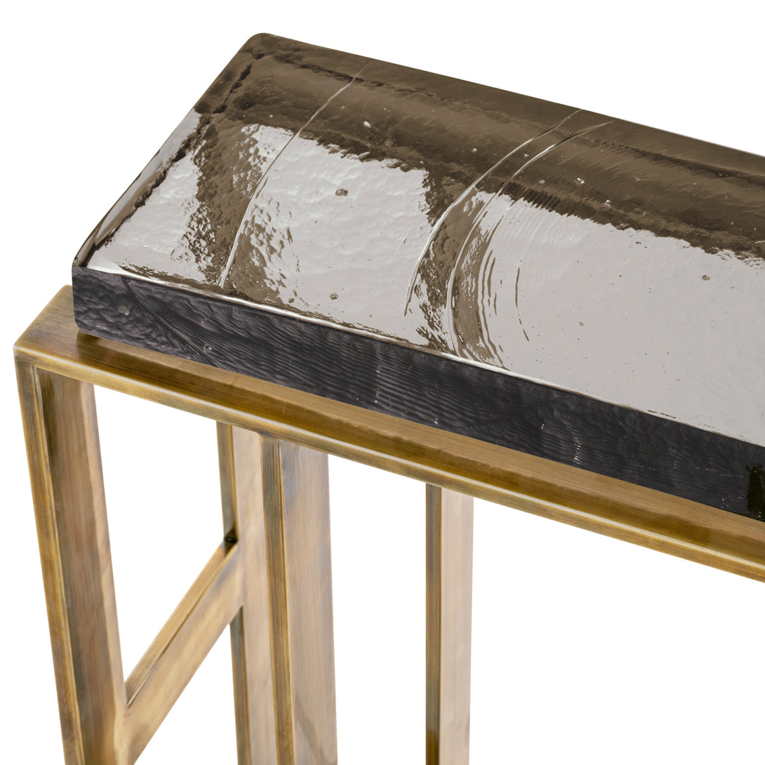 Side Table Pierre Vintage Brass Finish Furniture Eichholtz
