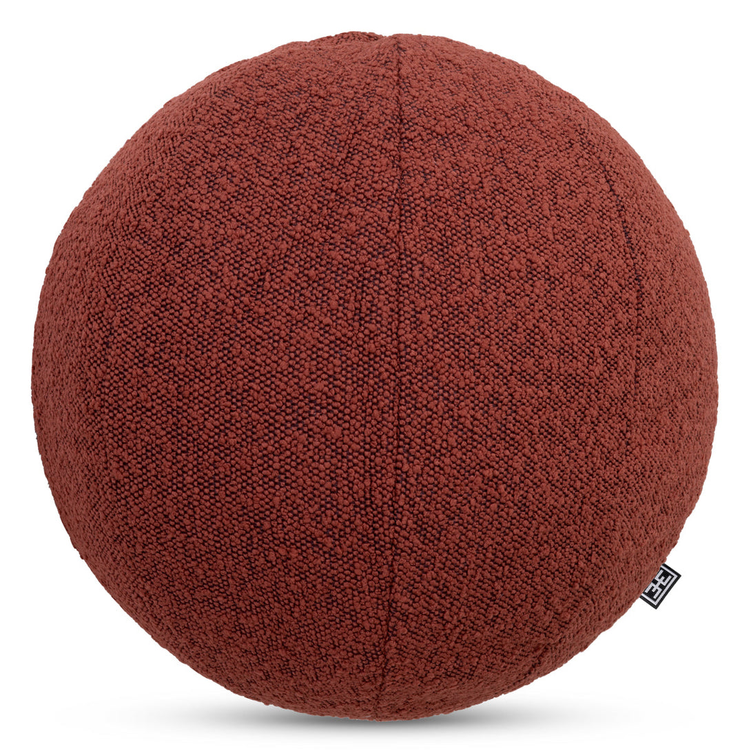Cushion Palla L Boucl&Eacute; Rouge Accessories Eichholtz