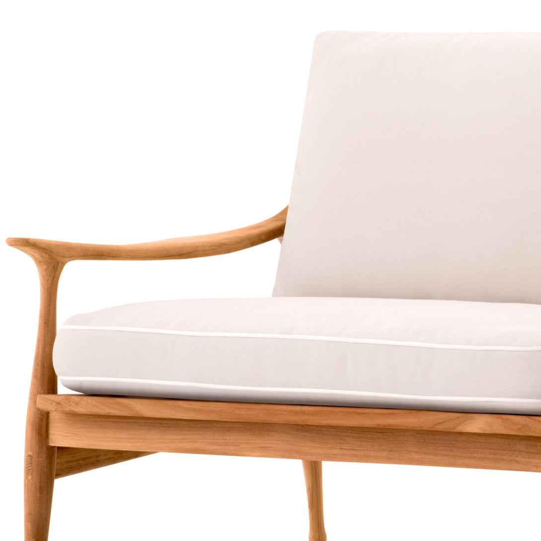 Outdoor Sofa Manzo Natural Teak Outdoor Eichholtz