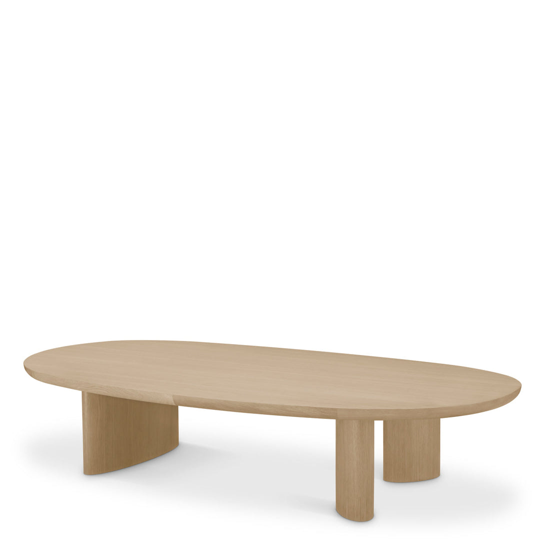 Coffee Table Lindner Natural Oak Veneer Furniture Eichholtz