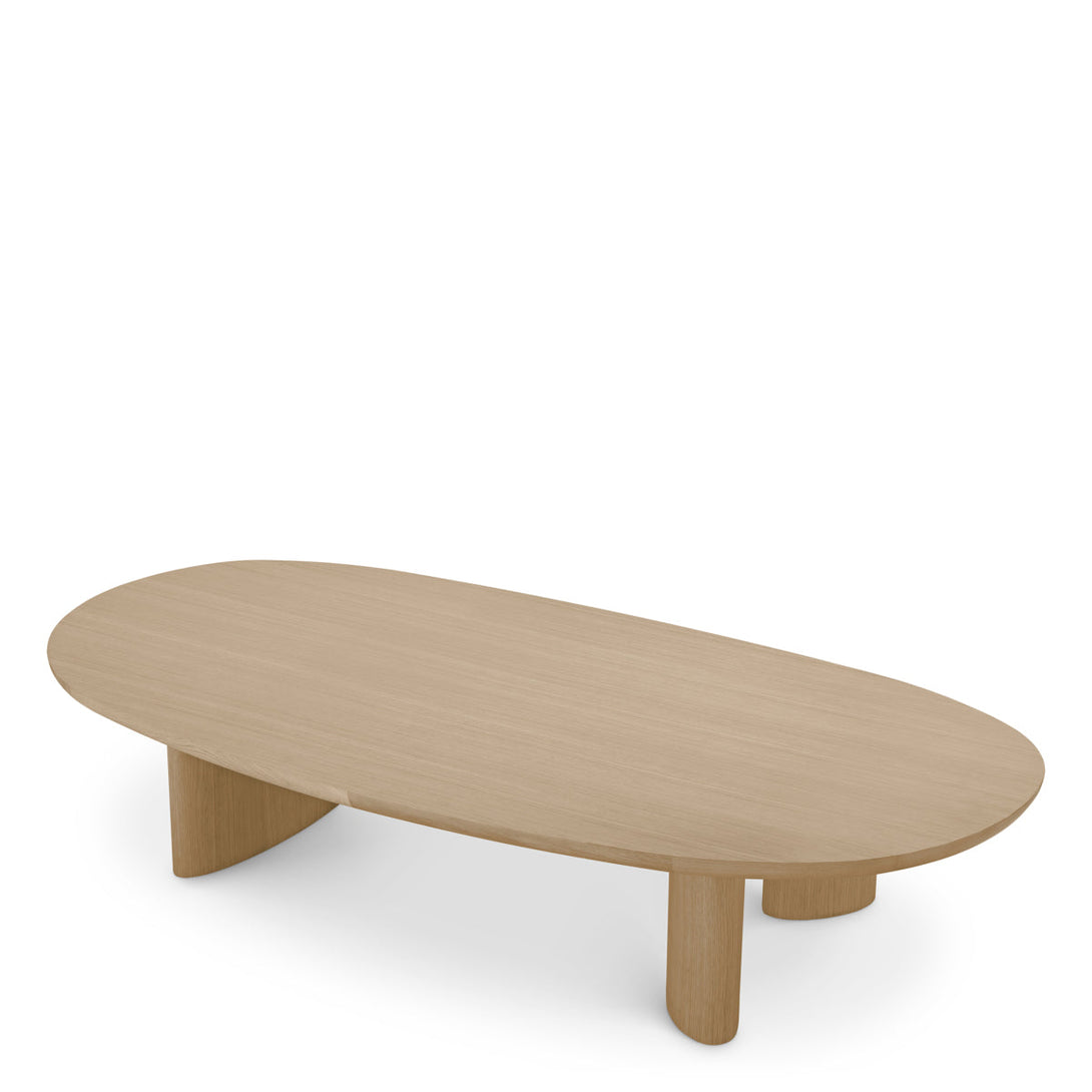 Coffee Table Lindner Natural Oak Veneer Furniture Eichholtz