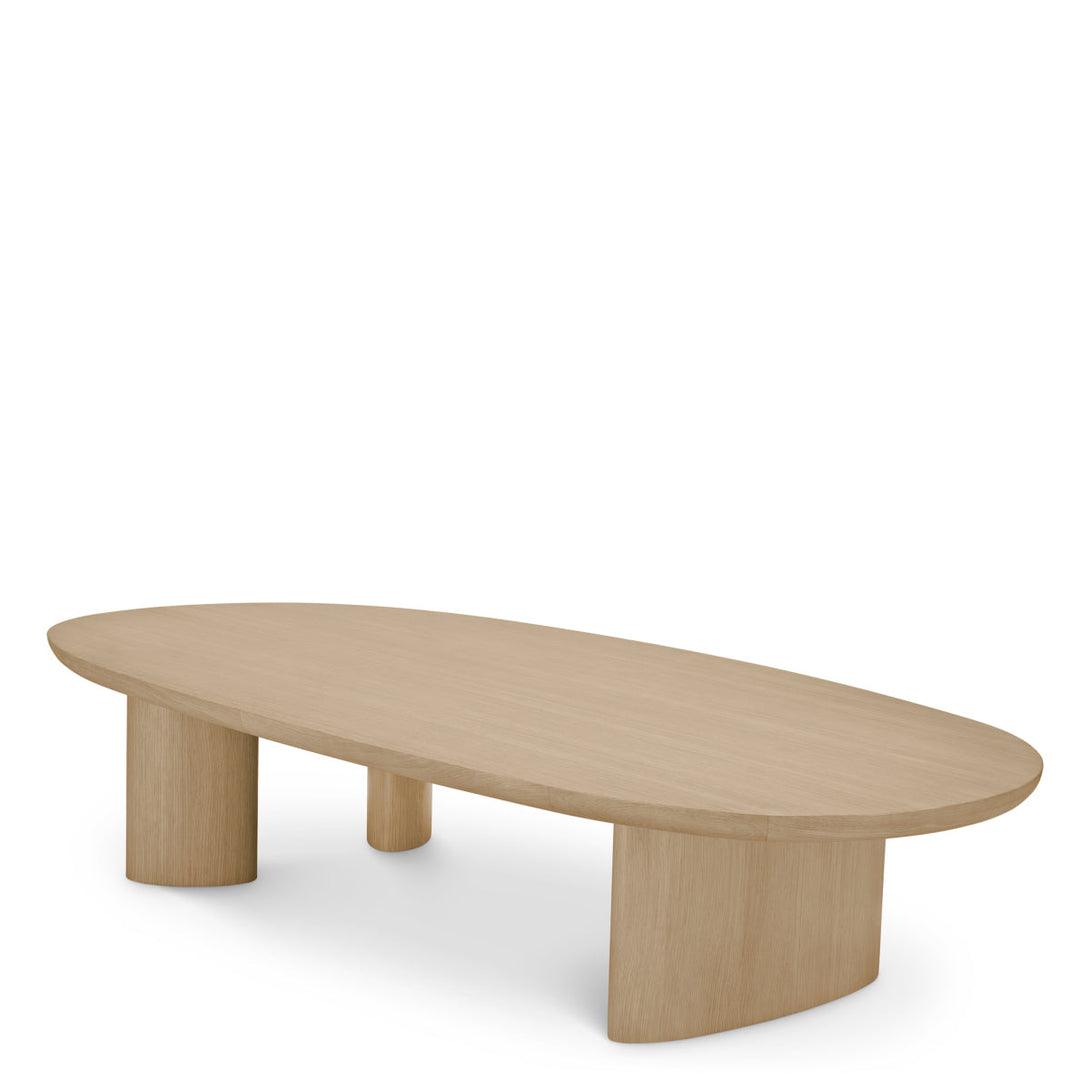 Coffee Table Lindner Natural Oak Veneer Furniture Eichholtz