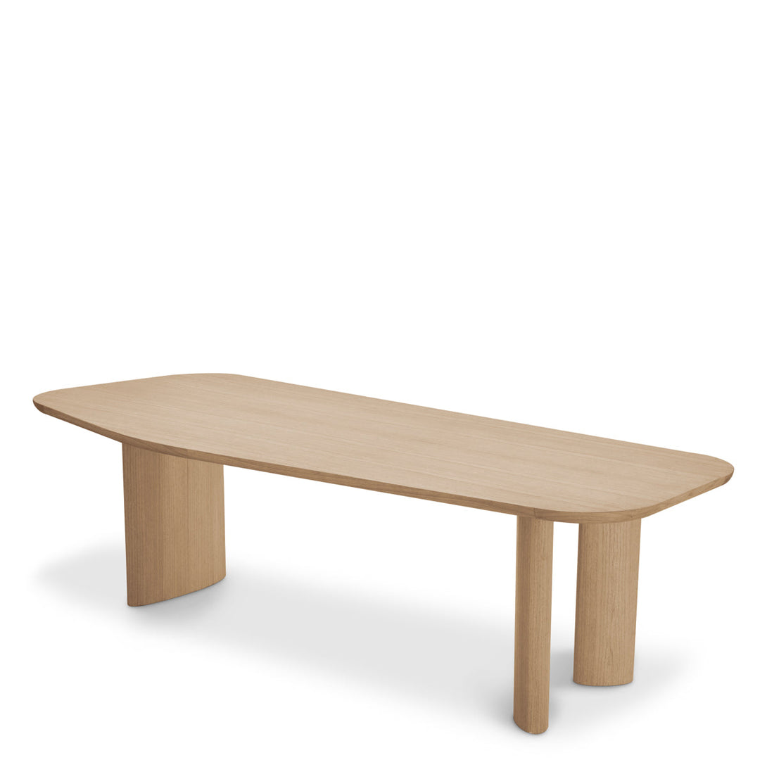 Dining Table Flemings Natural Oak Veneer - Image 1