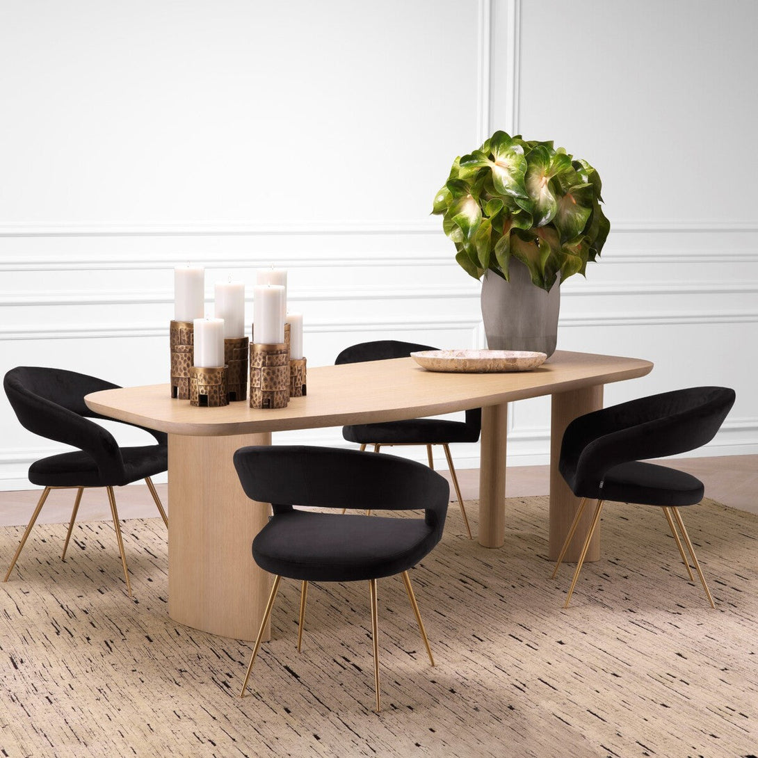 Dining Table Flemings Natural Oak Veneer - Image 2