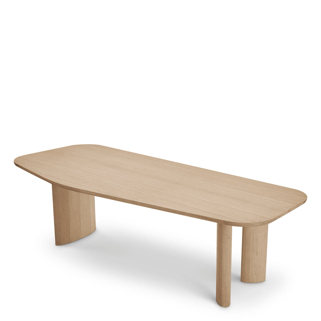 Dining Table Flemings Natural Oak Veneer - Image 3