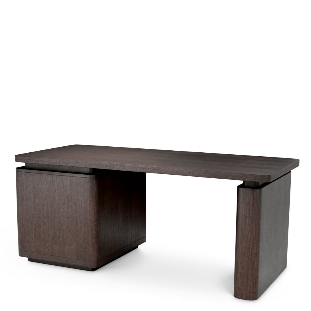 Desk Modesto Mocha Oak Veneer - Image 4