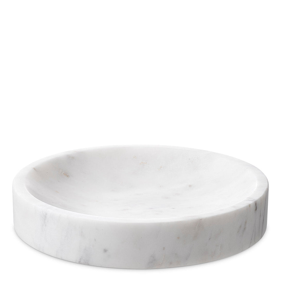 Bowl Moca White Marble Accessories Eichholtz