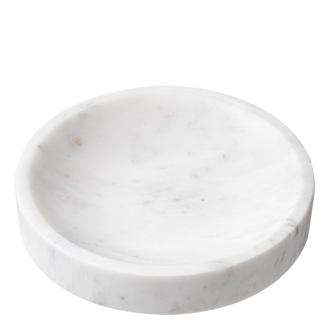 Bowl Moca White Marble Accessories Eichholtz