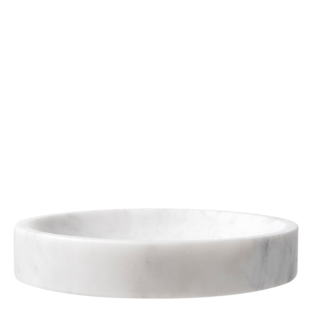 Bowl Moca White Marble Accessories Eichholtz