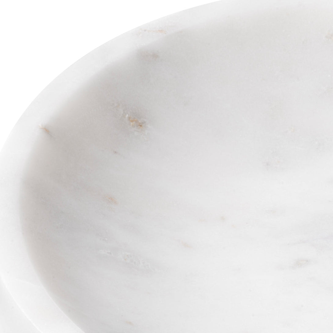 Bowl Moca White Marble Accessories Eichholtz