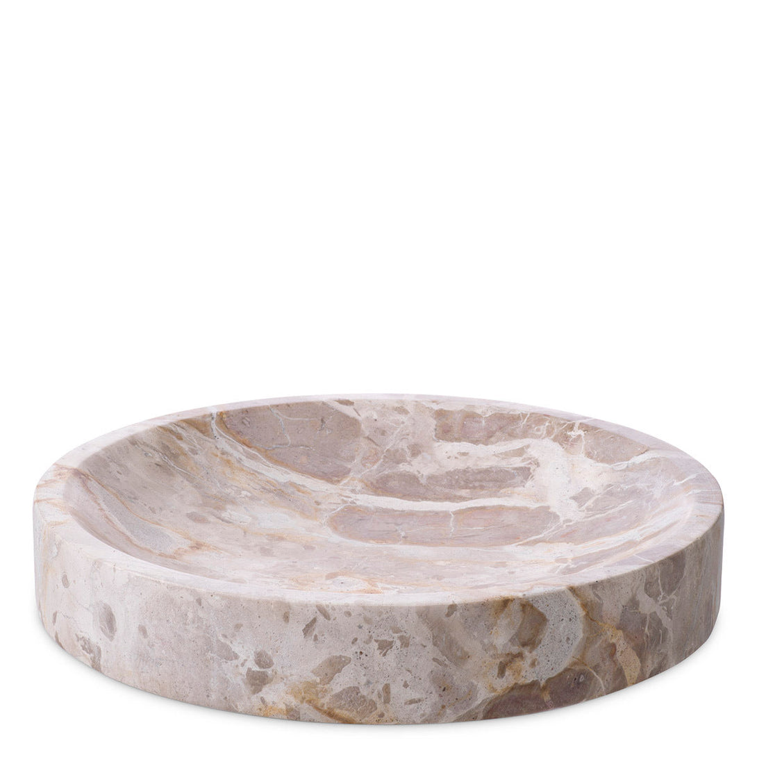 Bowl Moca Brown Marble Accessories Eichholtz