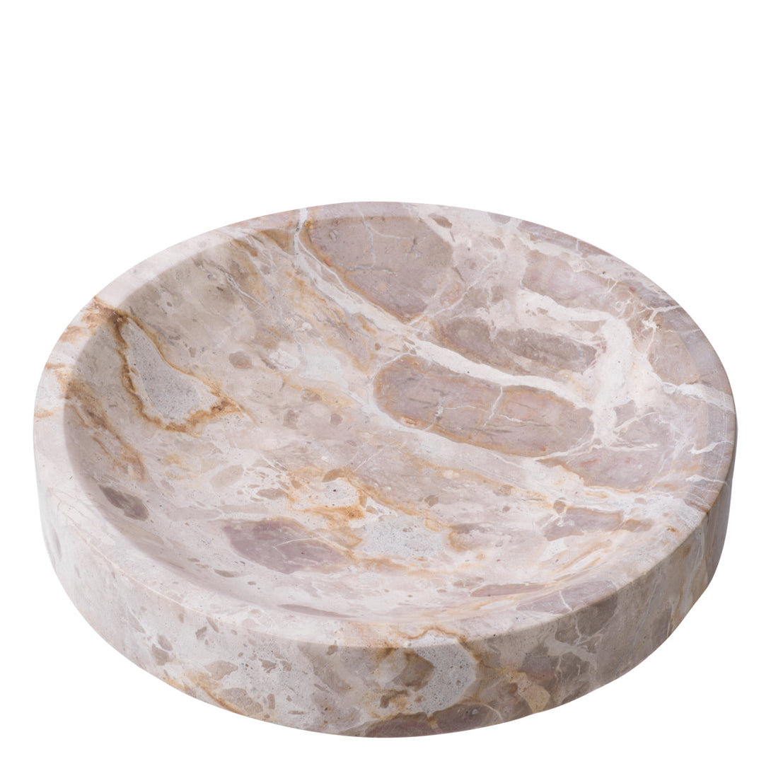 Bowl Moca Brown Marble Accessories Eichholtz