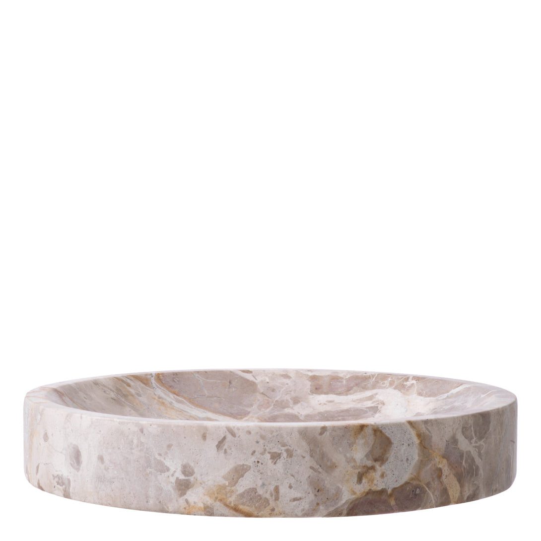 Bowl Moca Brown Marble Accessories Eichholtz