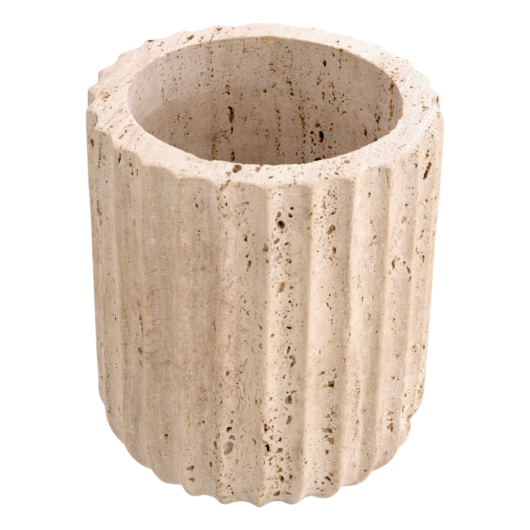 Vase Nava Travertine Accessories Eichholtz