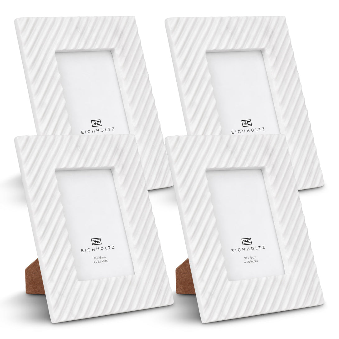 Picture Frame Casale S Set Of 4 White Marble Accessories Eichholtz