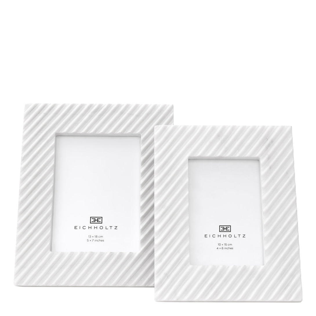 Picture Frame Casale S Set Of 4 White Marble Accessories Eichholtz