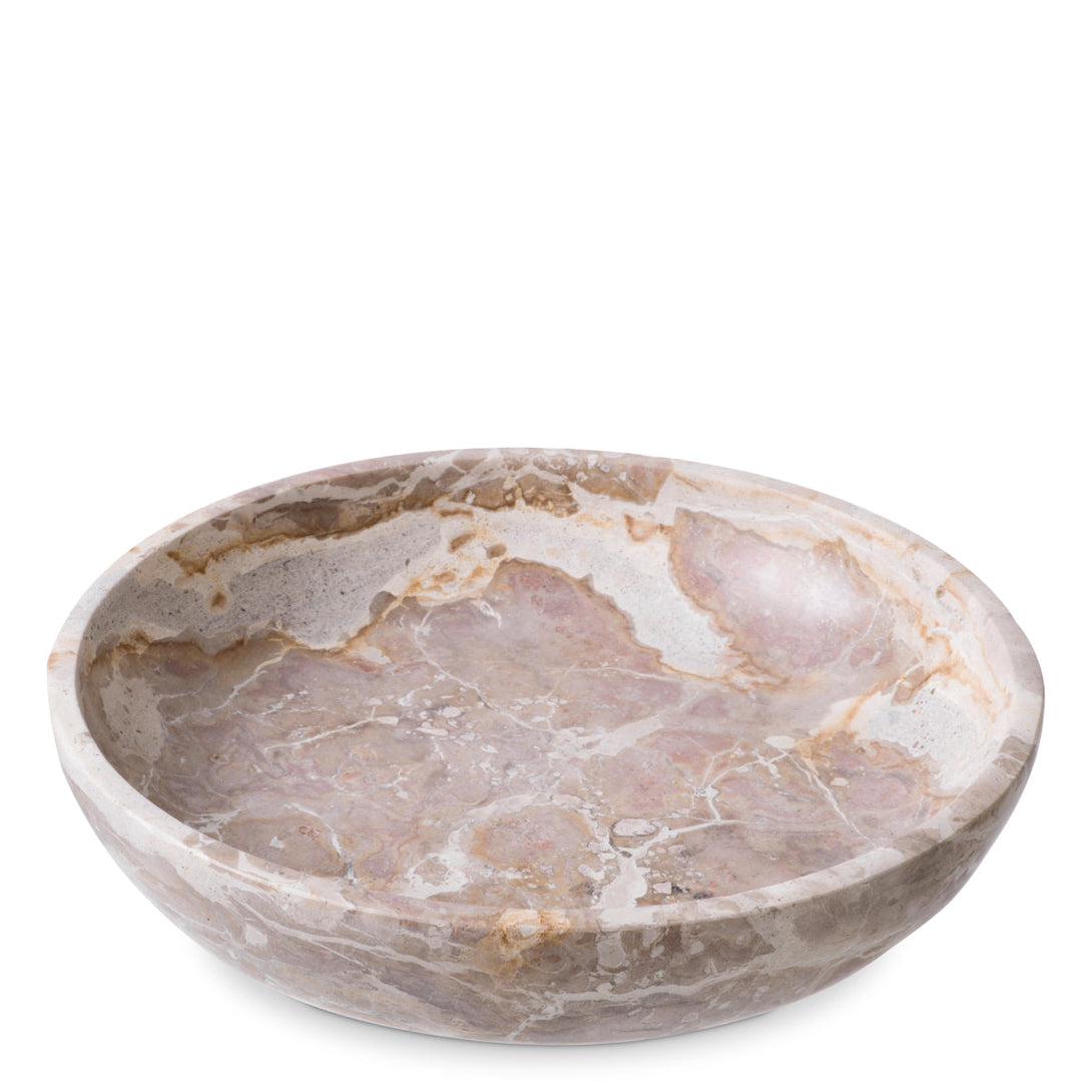 Bowl Revolt Brown Marble Accessories Eichholtz