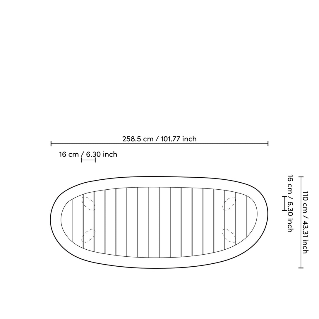 Outdoor Dining Table Free Form Outdoor Eichholtz